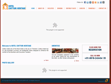 Tablet Screenshot of hotelchitturi.com